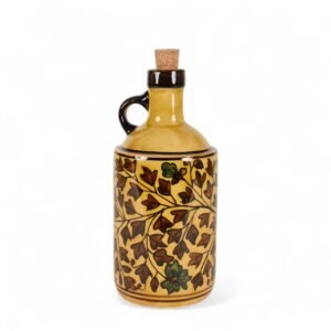 hand painted ceramic water bottle