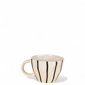 Minimal Black Line Handcrafted Ceramic Mug