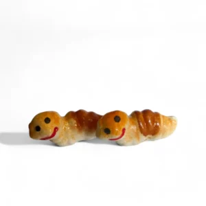 Miniatures Ceramic Worm Figurines