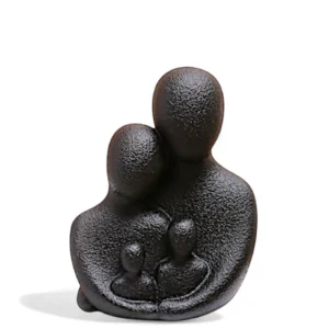 A handcrafted ceramic family sculpture representing love, unity, and the bond of togetherness — perfect for modern and minimalist homes.