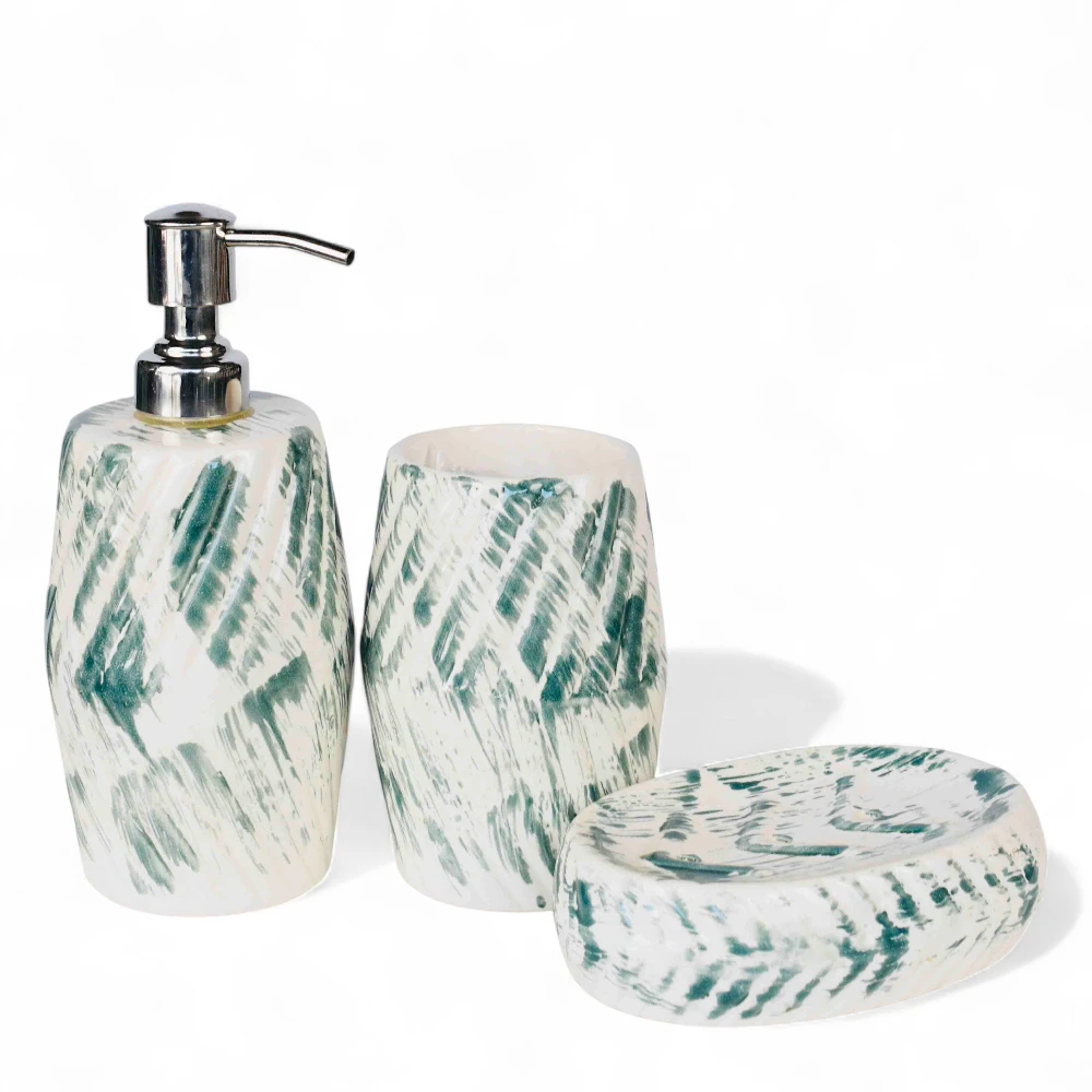 Forest Brush Ceramic Bathroom Set