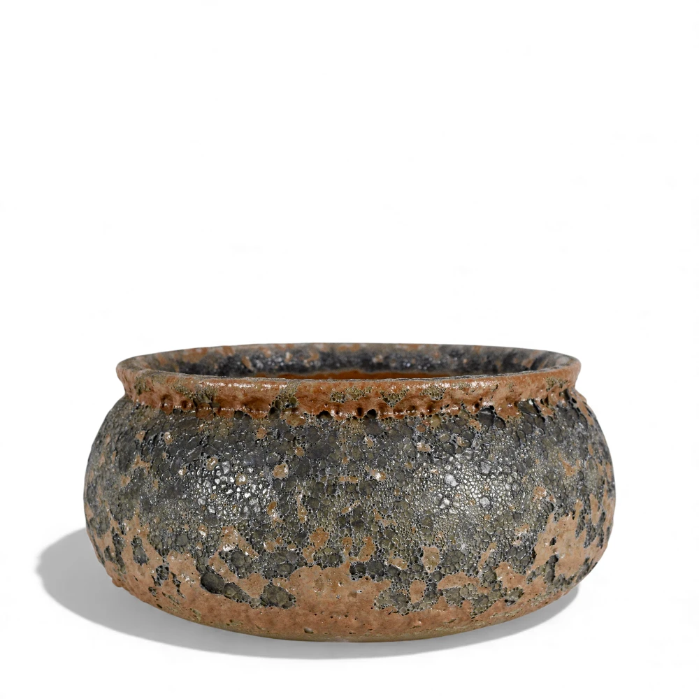 Rustic LavaBloom Bowl Planter