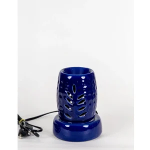 Cobalt Leaf Ceramic Aroma Burner