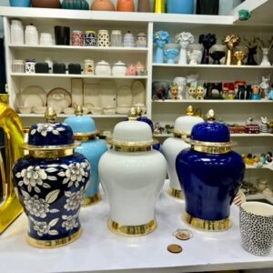 Ceramic Temple Ginger Jar