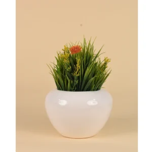 Pearl Round Ceramic Planter