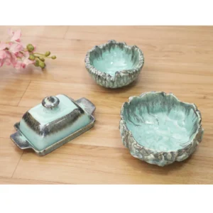 Aqua Drift Ceramic Serveware Collection