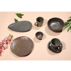 Graphite Earth Serveware Collection