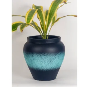 Midnight Aqua Gradient Planter