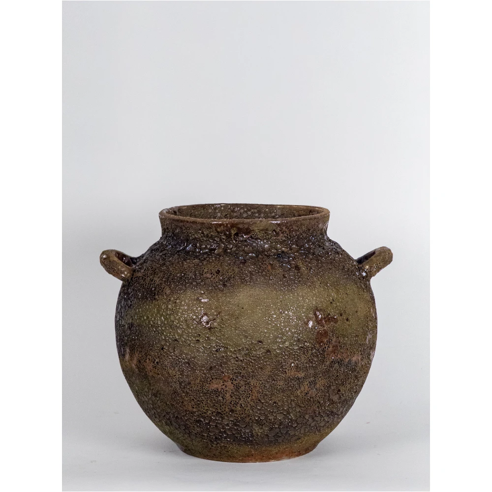 Antique Moss Rustic Pot