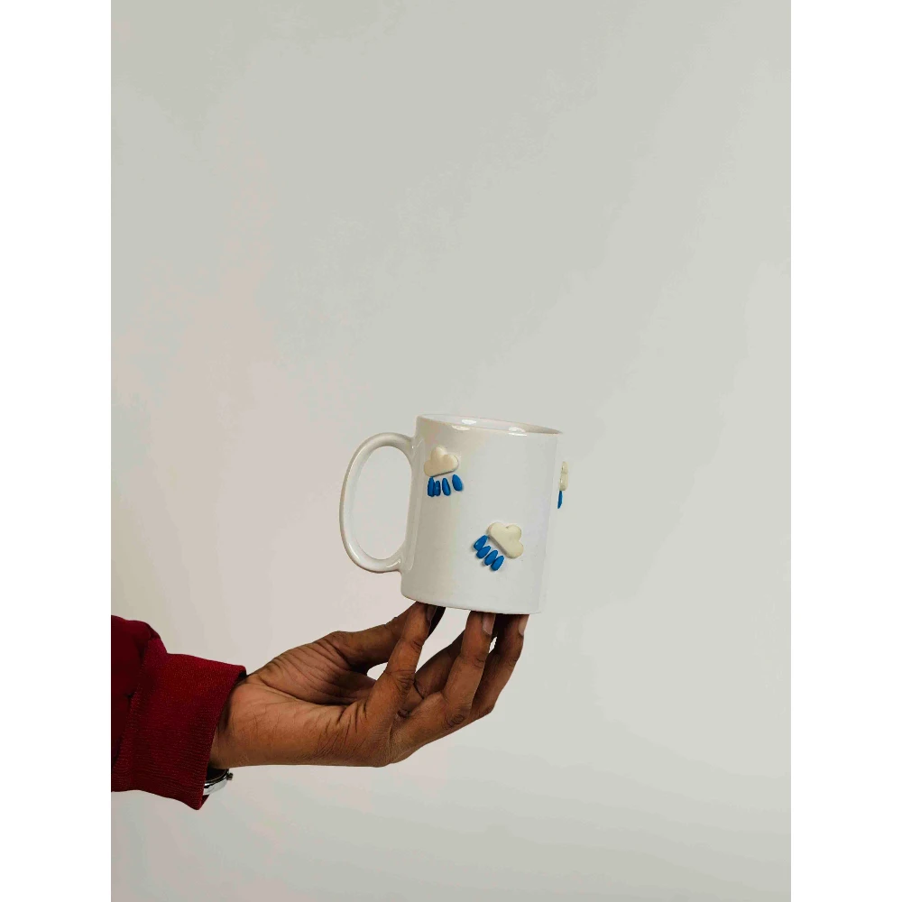 Cloud Drizzle Ceramic Mug