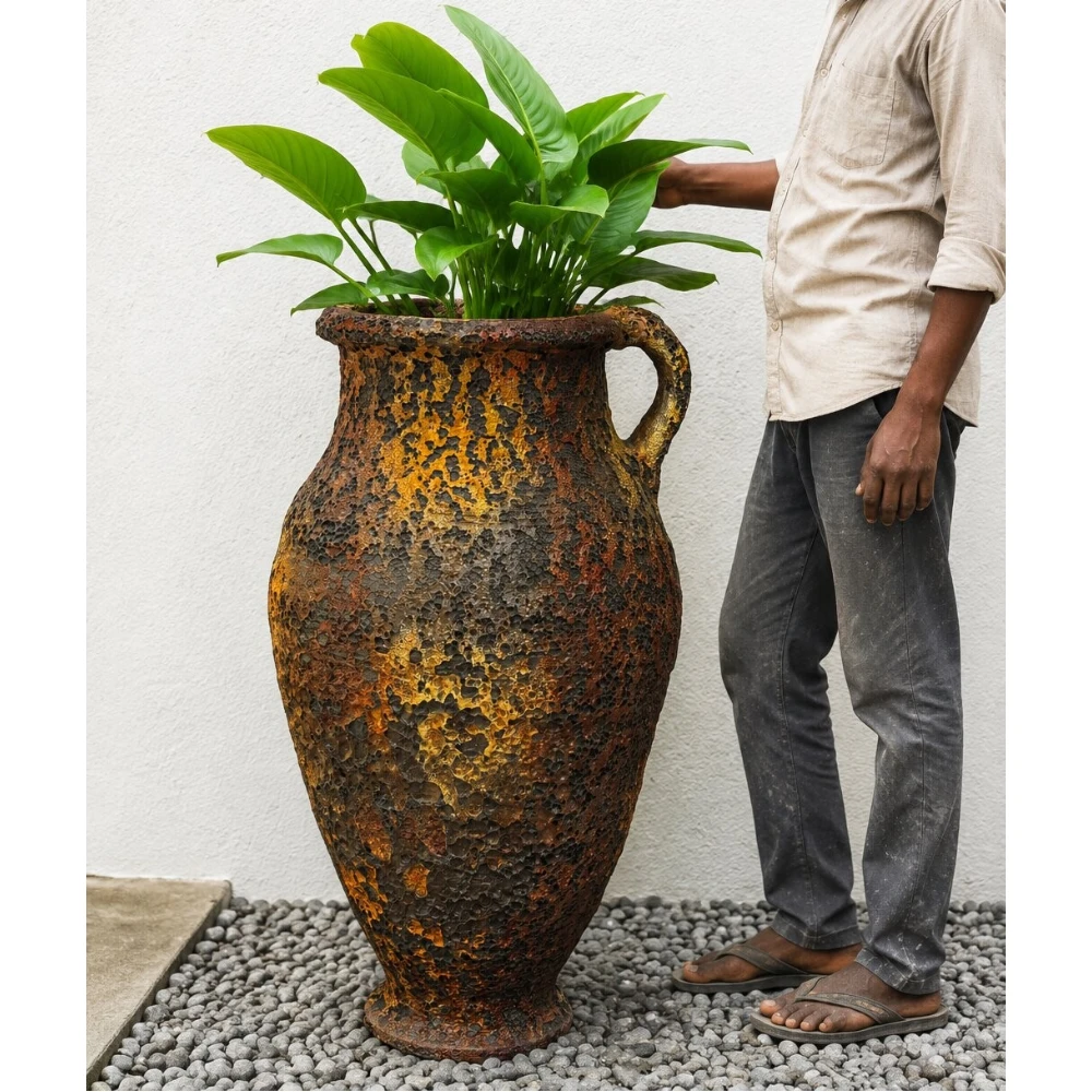 Rustic Urn Planter