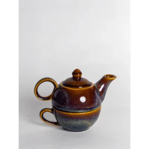 Aurora Glaze Ceramic Tea-for-One Set